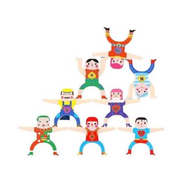 Imagem de Blocos De Construção De Equilíbrio Montessori Brinquedos Educativos De