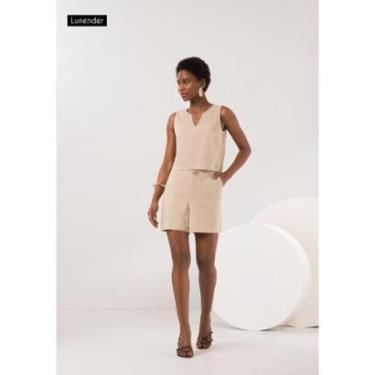 Imagem de SHORTS TECIDO LINHO C/ELASTANO-Feminino