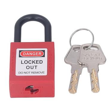 Imagem de Dioche Bloqueio Tagout Lock Cadeado de Segurança 38mm Nylon Projetado à Prova de Poeira Fechadura de Segurança Isolada de Energia Com 2 Chaves para Bloqueio de Equipamento Isolamento