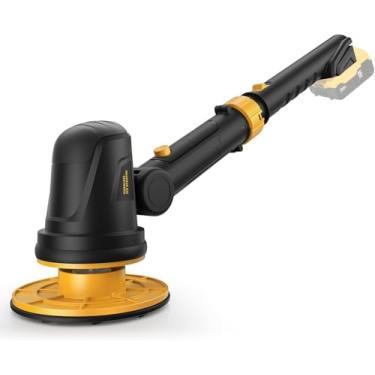 Imagem de IEBUDA Raspador de gelo elétrico para bateria Dewalt 20 V, raspador de para-brisa de alta velocidade de 1300 RPM para gelo e neve, ajuste de cabeça de 45°, haste de extensão, raspador de gelo para