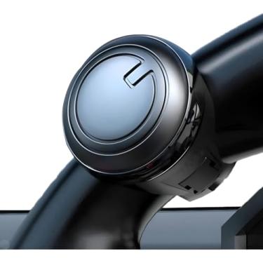 Imagem de Manopla Giratória 360° para Volante Automotivo | Pomo de Direção para Manobras e Baliza | Encaixe Universal Removível | Ideal para Carro, PCD, Motoristas e Uso Urbano