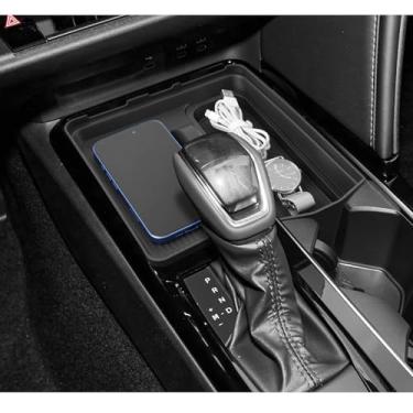 Imagem de LUWU Organizador de console central de carregamento sem fio Camry 2025 2026 para Toyota Camry 2025 2026 Caixa de armazenamento de console organizador de braço Bandeja organizadora de luvas Material