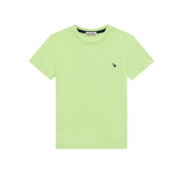 Imagem de Camiseta Básica Infantil Menino Lisa Verde Neon Luc.boo-Masculino