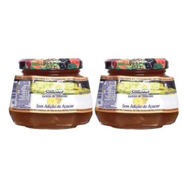Imagem de Kit com 2 Potes de Geleia Diet de Abacaxi 270g Fazenda Sonnenhof