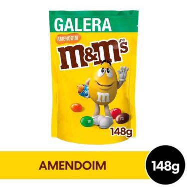 Imagem de Chocolate M&M's Confeito Pouch Mars Sabor Amendoim 148g