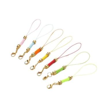 Imagem de Corda Para Chaveiro DIY Com Fecho Lagosta, Argolas De Ligação, Cordão 