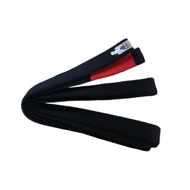 Imagem de FAIXA DE JIU JITSU PRETA COM PONTEIRA VERMELHA - KEIKO-Unissex