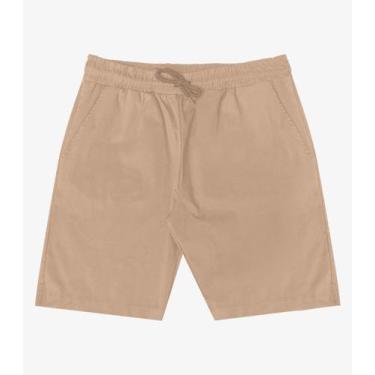 Imagem de Bermuda Juvenil Em Sarja Masculina Minty Marrom, 20, Marrom