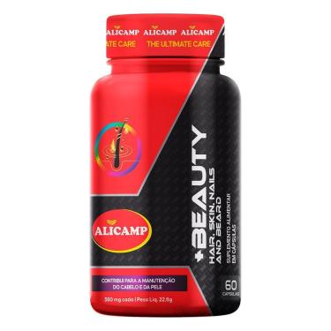 Imagem de +BEAUTY HAIR, SKIN, BEARD AND NAILS ALICAMP 60 CAPS-Unissex