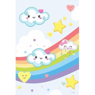 Imagem de Painel Festa Retangular P/ Casado 1,5x2,2 Chuva De Amor 1 - Fantasia B