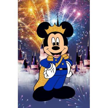 Imagem de Painel Festa Retangular P/ Casado 1,5x2,2m Mickey Realeza 7 - Fantasia
