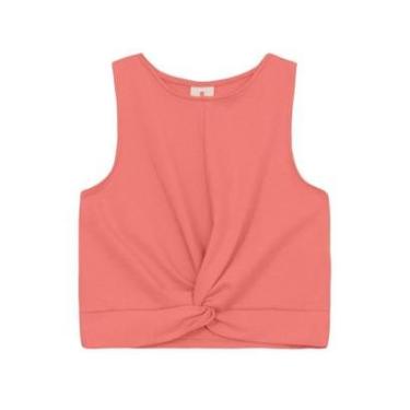 Imagem de Blusa infantil menina em cotton cropped Brandili-Feminino