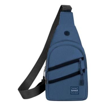 Imagem de Bolsa Pochete Transversal Sports Azul - Braswei