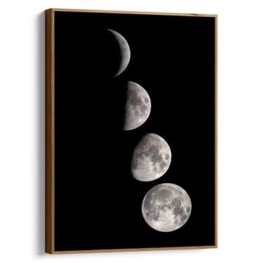 Imagem de Quadro Fases da Lua Ascendente - Mioquadros, 120x80 cm, Tabaco