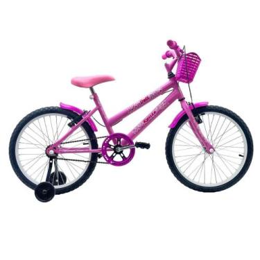 Imagem de Bicicleta Infantil Aro 20 C/ Rodas Doll - Route, Rosa