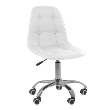 Imagem de Cadeira Giratória Office Eiffel Botonê Oficial Branco