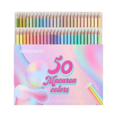 Imagem de Lápis De Cor Profissionais Em 50 Cores, Lápis De Desenho Em Cores Past
