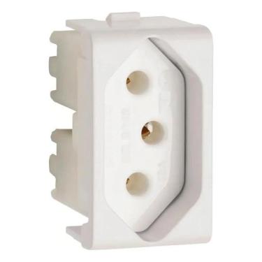 Imagem de Módulo Tomada 2p+t 1 Posto 20a 250v Branco Lunare Schneider - Congratu