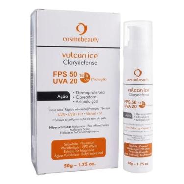 Imagem de Vulcan Ice Clareador Clarydefense Cosmobeauty Fps50 de 50g - Congratul