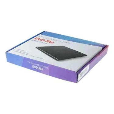 Imagem de Leitor & Gravador Cd Dvd Drive Externo Usb 3.0 5gbps Slim - Congratula