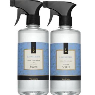 Imagem de Kit 2 Águas Perfumadas 500ml Via Aroma Aromas Exclusivos para Tecidos 