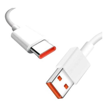 Imagem de Cabo USB-C Tipo C 6A 33W 67W 90W 120W Carregamento Rápido Turbo, Compa