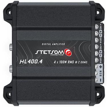 Imagem de Módulo Amplificador Stetsom Hl400.4 400w Potência 4 Canais Bridge High