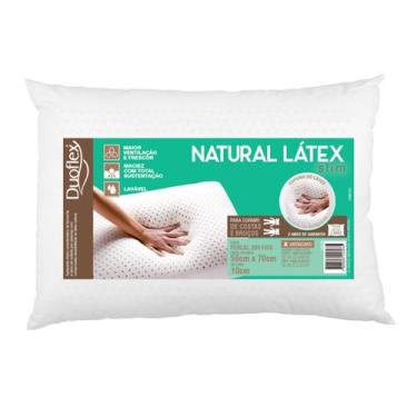 Imagem de Travesseiro Látex Slim Duoflex Conforto Baixo