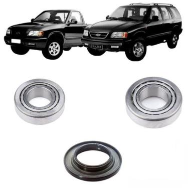 Imagem de Rolamentos Pinhão Diferencial Chevrolet S10 e Blazer 1995 1996 Kit - A