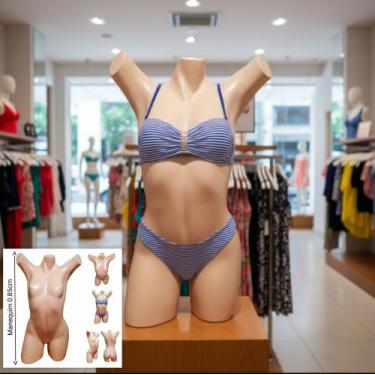 Imagem de Manequim feminino (Meio corpo collan Rio Claudia raia N.38) na cor beg