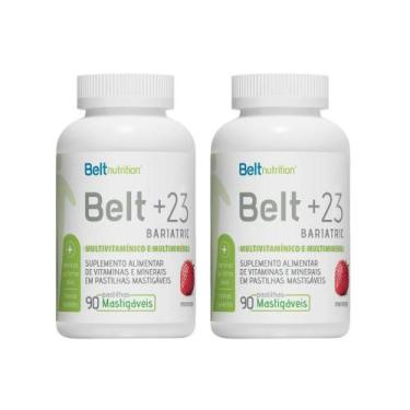 Imagem de Combo 2 unidades belt 23 bariatric 90 pastilhas belt nutrition morango