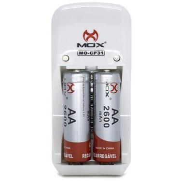 Imagem de Carregador de Pilhas AA/AAA/9v Bi-volt - MOX (MO-CP31)