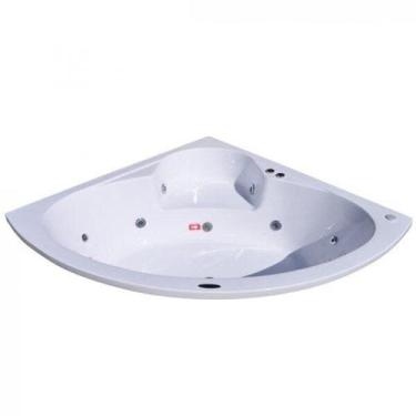 Imagem de Banheira Hidromassagem Astra Copacabana Luxo 143CMX189CMX43CM - 04 Jat