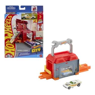 Imagem de Pista Hot Wheels City Maleta Oficina De Reparos - Mattel
