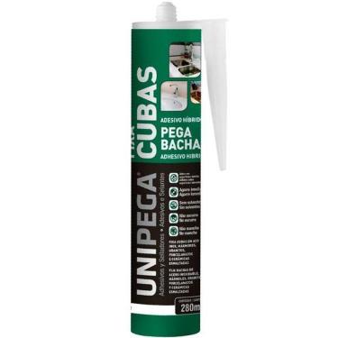 Imagem de Adesivo para Fixação de Cubas Fixa Cuba 400GR CZ Alta Aderência Cinza 400g-280ml Unipega