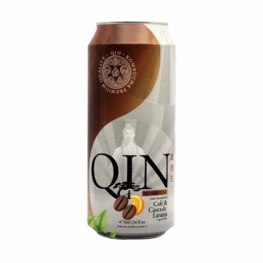 Imagem de Kombucha Natural Sabor Café Com Casca de Laranja 473ml Qin