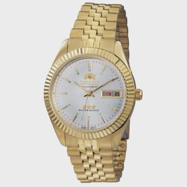 Imagem de Relógio Orient Masculino Ref: 469ec7f B1kx Automático Clássico Dourado