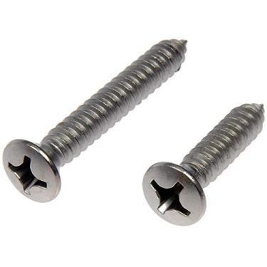 Imagem de Dorman Parafusos autorroscantes 784-165D – Aço inoxidável – Cabeça oval – Nº 30 x 25 cm, 3,8 cm, pacote com 8