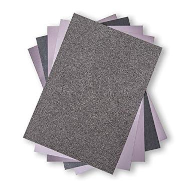 Imagem de Sizzix, Carvão, Superfícies - Cartolina Opulente, Pacote com 50, Cinza