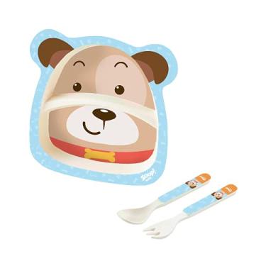 Imagem de Kit Alimentação Baby 3 Peças Cachorro Zoop Toys