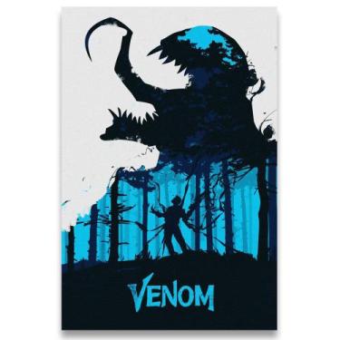 Imagem de Poster Decorativo 42cm X 30cm A3 Brilhante Venom Spider B1 - Bd Net Co