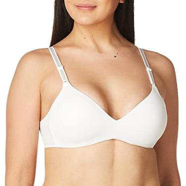 Imagem de Warner's Sutiã feminino Blissful Benefits com lateral sem aro, Branco, 40B