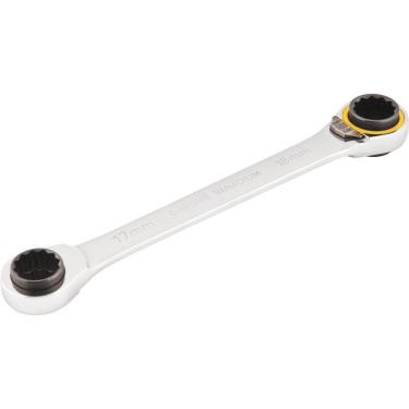 Imagem de Chave Estrela Com Catraca Reversível 16x17mm/18x19mm Vonder