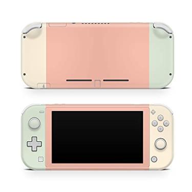 Imagem de TACKY DESIGN Película de cor sólida clássica compatível com Nintendo Switch Lite, adesivos de vinil com interruptor de bloqueio de cor laranja 3 m decalque bonito capa completa