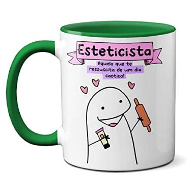 Imagem de Caneca Esteticista Que Te Ressuscita De Um Dia Caótico (Verde)