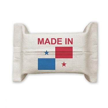 Imagem de Bolsa de linho de algodão feita no Panamá Country Love