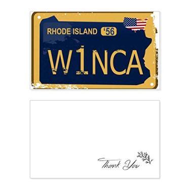 Imagem de Placa de licença EUA número de carro americano cartão de agradecimento aniversário aniversário saudação casamento agradecimento