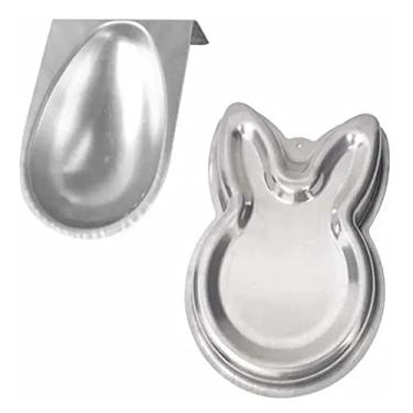 Imagem de Forma Ballerine Coelho 27x4cm + Forma Bolo Ovo Grande 19x5cm