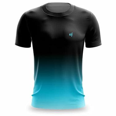 Imagem de Camiseta Masculina Academia Musculação Caminhada Dry UV estampa 3D Macia e Confortável Gênero:Masculino;Cor:Prata;Tamanh