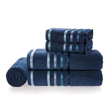 Imagem de Karsten Jogo de Banhão Lumina Náutico e Azul 5 Peças